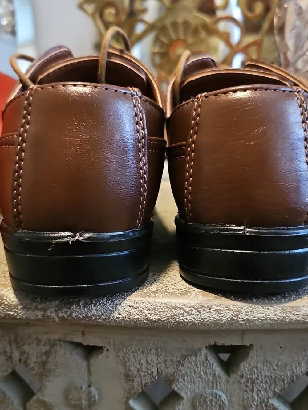 Deer Stags Dark Brown Slip-On Loafers